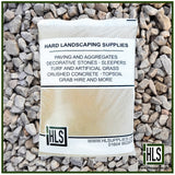 HLSupplies 20kg bag of Cotswold Chippings, a honey-buff limestone aggregate for garden paths and decorative borders.