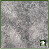 HLSupplies Timeworn Porcelain Paving in Flint, a deep steel grey aged stone-effect outdoor tile with textured surface.
