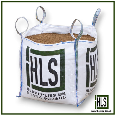 HLSupplies bulk bag of sharp sand, a coarse building aggregate for construction and landscaping.