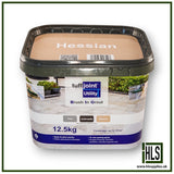 HLSupplies TuffJoint Utility 12.5kg brush-in paving grout tub in Hessian colour for patios and driveways.
