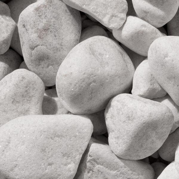 WHITE COBBLES 40-90mm SMALL BAG (20kg)