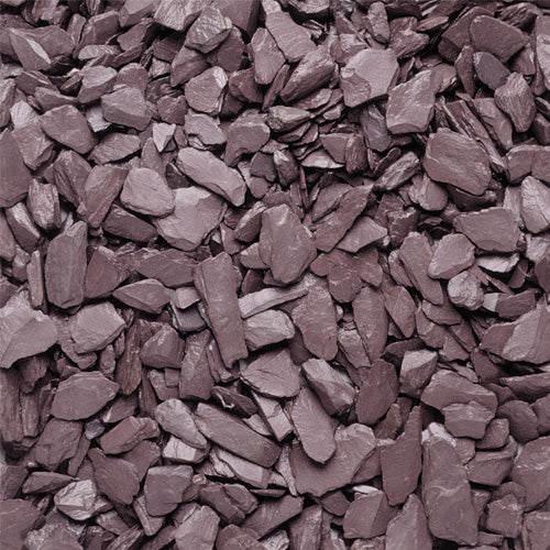 Plum Slate Chippings 40mm