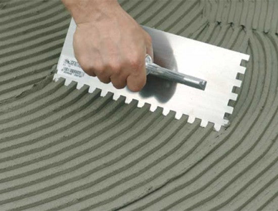 Raimondi Rubber Handled Notched Trowel 8mm