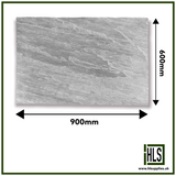 600 x 900mm KANDLA GREY SANDSTONE PAVING SLAB 22mm CALIBRATED