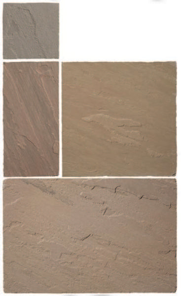 Premium Sandstone Paving - Raj Green 22mm Indian Sandstone 18.9m2 Project Pack