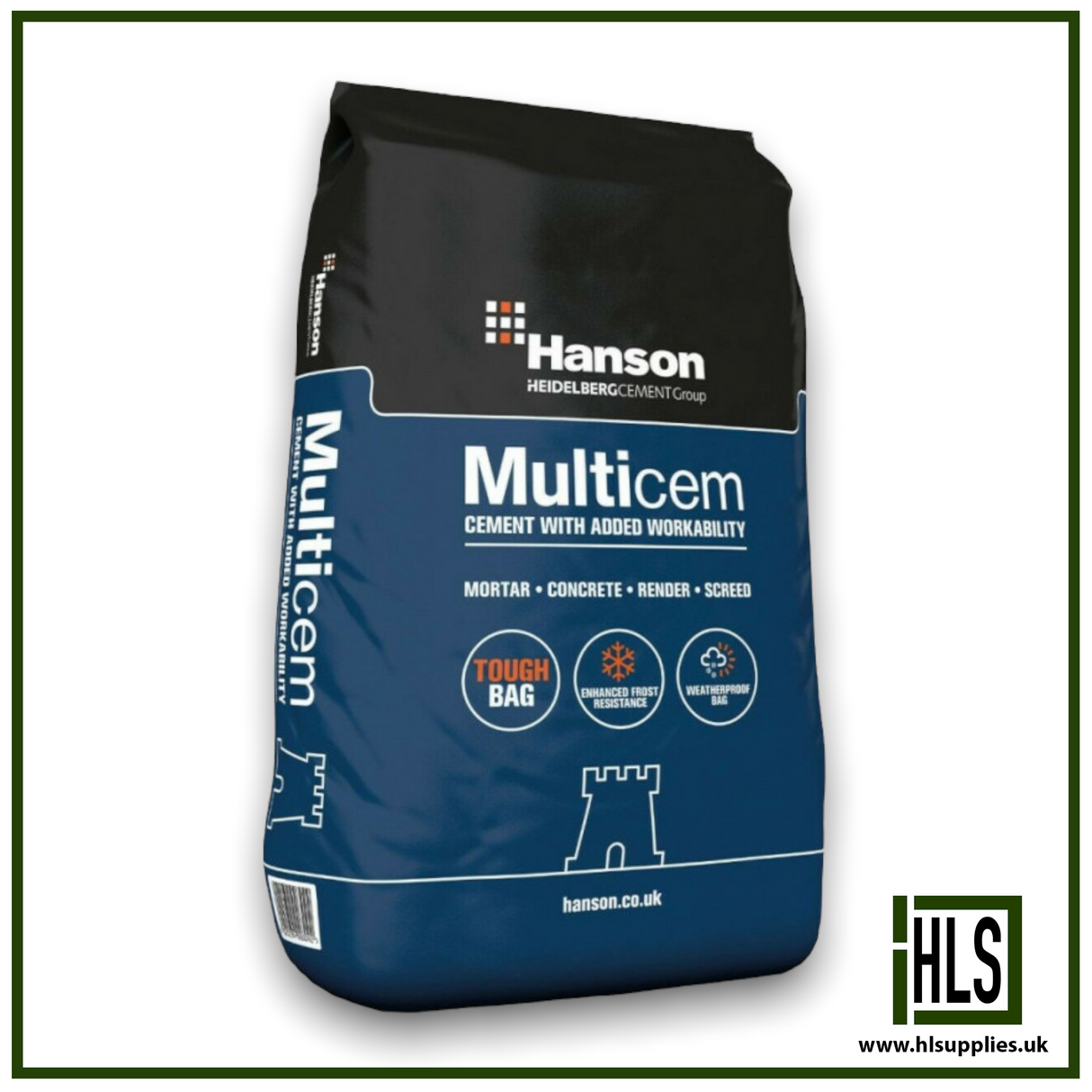 Hanson Multicem Cement Tough Bag 25kg