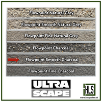 INSTARMAC UltraScape FLOWPOINT SMOOTH RAPID SET FLOWABLE GROUT 25kg CHARCOAL