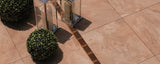THRESHOLD DRAIN SLIMLINE CorTen 1000mm