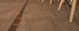 THRESHOLD DRAIN SLIMLINE CorTen 1000mm