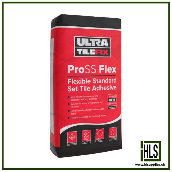 INSTARMAC UltraTile ProSS FLEX: FLEXIBLE STANDARD SET TILE ADHESIVE 20kg