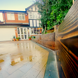 Charred Brushwood Railway Sleeper 2.4m x 250mm x 125mm